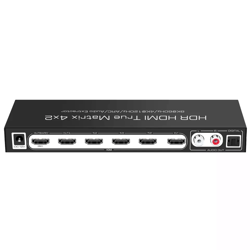 8k60hz hdmi true matrix 4x2 4k120hz