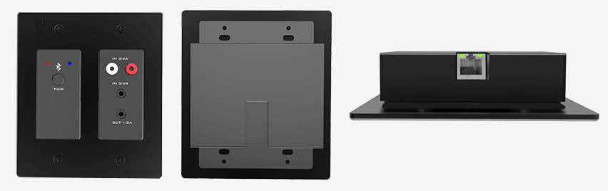 4channel bluetooth 5.0 dante audio transmission panel (dante 4x4)