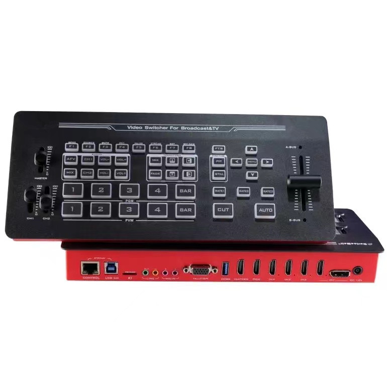 hdmi live stream switcher for church worship mini video switch stream studio
