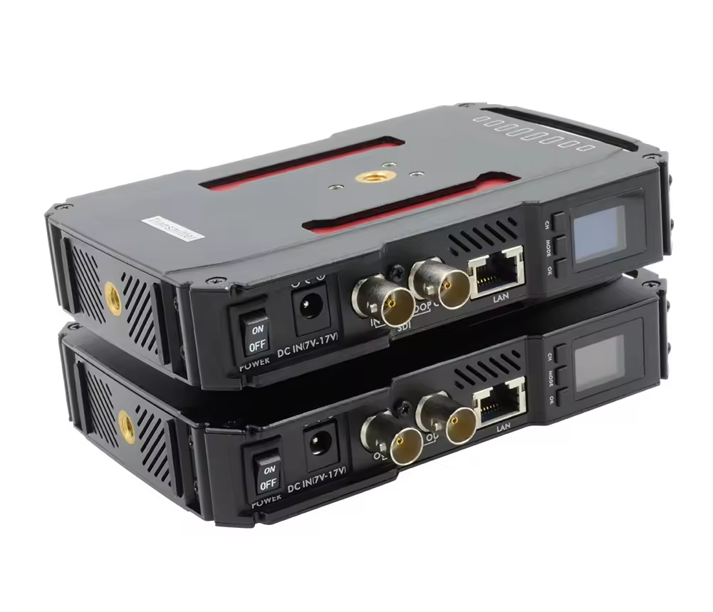 800m/2624ft sdi/hdmi wireless hd video transmission kit with tally & audio wireless system 1080p tally signal return