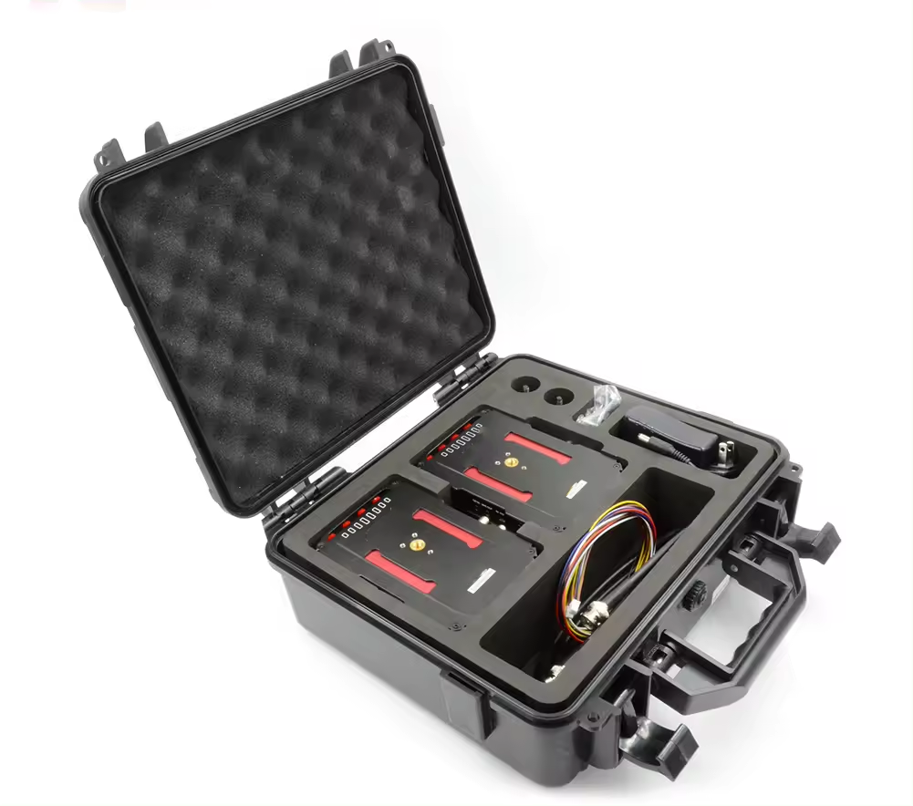 800m/2624ft sdi/hdmi wireless hd video transmission kit with tally & audio wireless system 1080p tally signal return