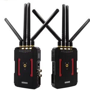 800m/2624ft sdi/hdmi wireless hd video transmission kit with tally & audio wireless system 1080p tally signal return