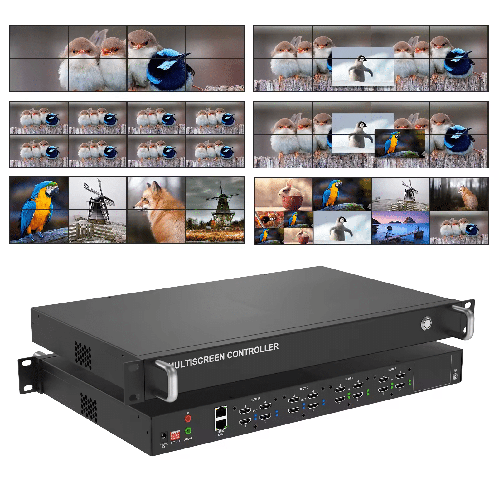 fpga hdmi video wall controller 1080p 4x4,4x8,8x8,8x12