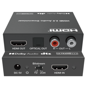 hdmi 18gbps audio extractor with audio downmix