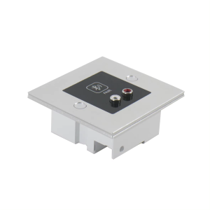 standard 86 type dante audio system bluetooth wallpanel with touch button and poe