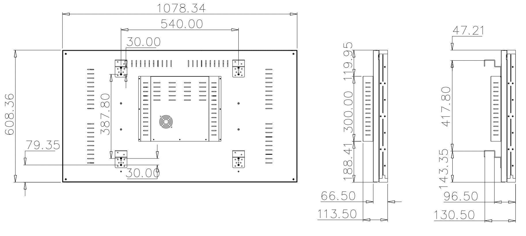 49 inch 3.5mm bezel lcd splicing screen—lg panel lcd videowall