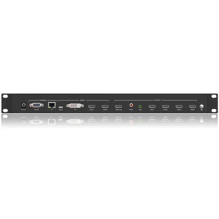 cascade 4k30hz 2x2 video wall controller with usb c input (复制)