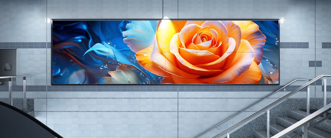 55 inch 3.5mm bezel lcd splicing screen—lg panel lcd videowall