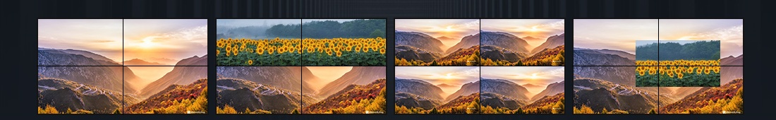 55 inch 3.5mm bezel lcd splicing screen—lg panel lcd videowall