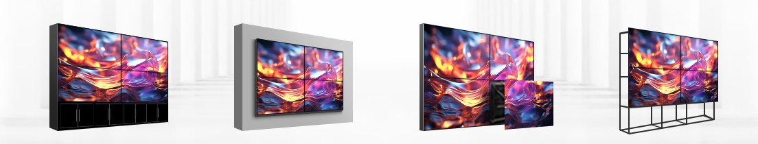 55 inch 3.5mm bezel lcd splicing screen—lg panel lcd videowall