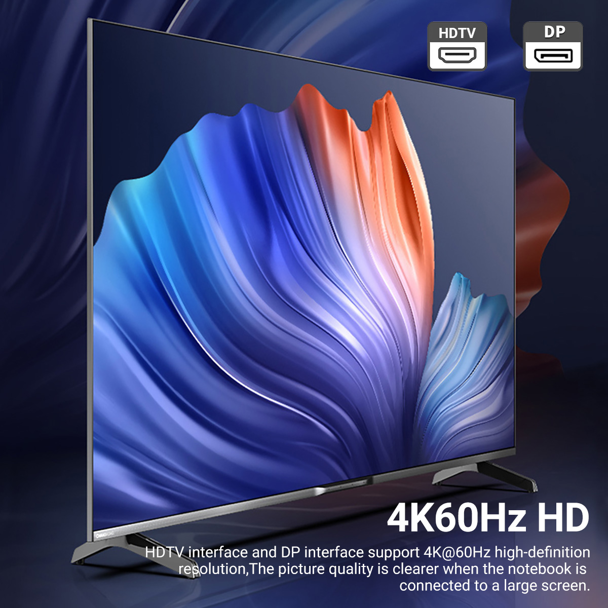 4k60 usb c docking station with dual hdmi,dp,usb