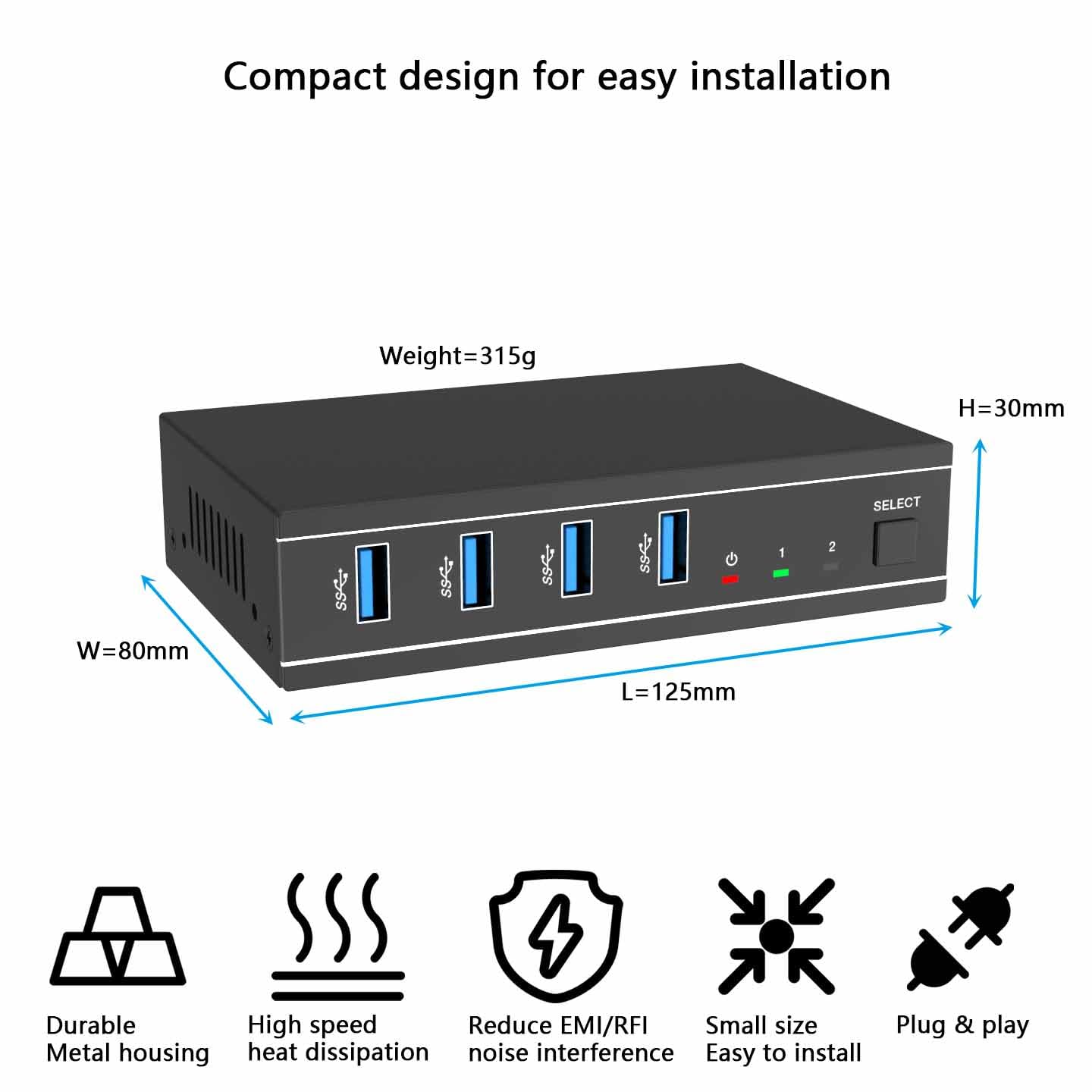 usb 3.2 gen1 2x4 kvm switch 5gbps transfer rates
