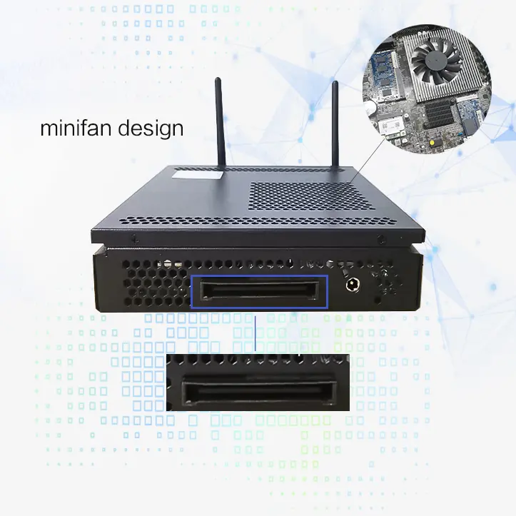 custom embedded fanless mini pc ops for interactive whiteboard