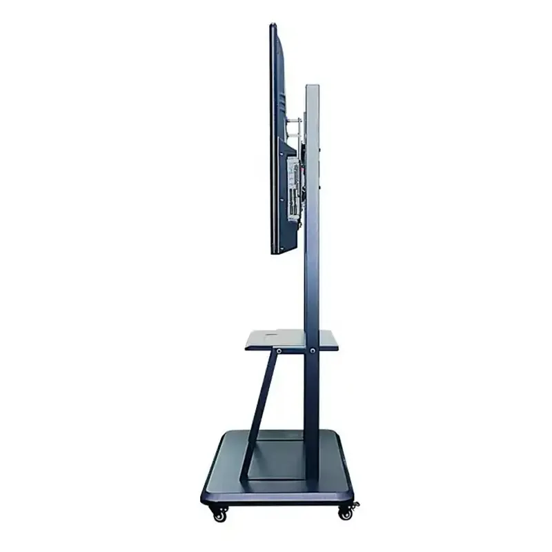 tv mount stand bracket cart interactive lcd and 75 86inch flat panel trolley stand with four legs floor stand