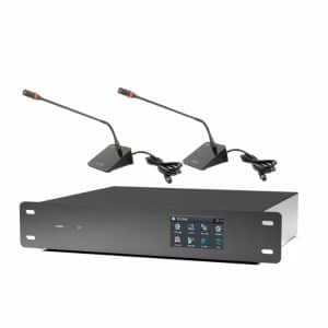 digital conference system wired and wireless microphone and controller