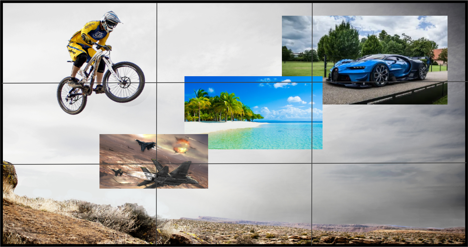 4k60 4x16 4x12 4x9 seamless switching matrix video processor lcd led wall