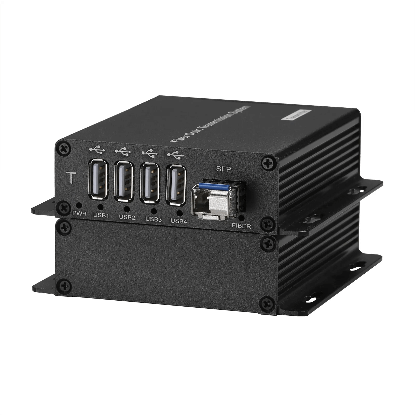 4 ports usb 3.0 2.0 fiber extender up to 20km over one core optical fiber cable