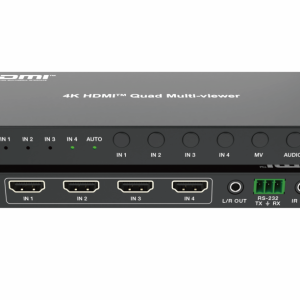 4k30hz 4x1 seamless switch multiview with rs232,audio extractor l/r analog audio output 8 display modes