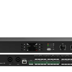all in one wireless digital signal processor 4x4, 8x8 with amplifier 150w x2 ,with wireless microphone
