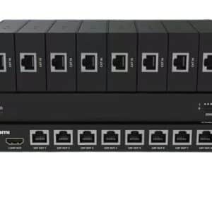 4k60 4k30 1080p hdmi splitter extender 1x8 over single ethernet cable up to 70m