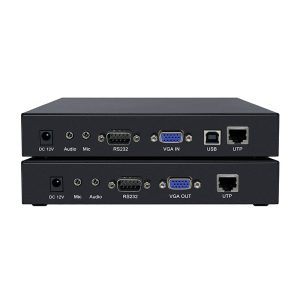professional 1080p vga kvm extender usb 2.0 over cat6 up to 150meter,with audio, rs232