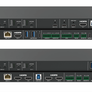 new 4k60hz hdmi usb c kvm switch 4x2 with hdbaset 3.0 100m,usb3.2