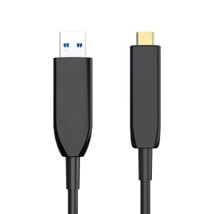usb 3.2 gen 2 usb c type c cable 4lane full functional aoc 10m 50meter for home,conference room