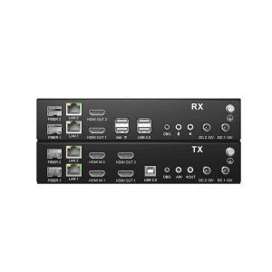 new 4k60 dual monitor hdmi kvm extender with usb 2.0 150meter one cat6a