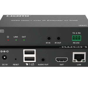 4k60hz hdmi 2.0 av over ip h.265/264 technology,bi directional ir,kvm,rs232,one to one,one to many (255 rx)
