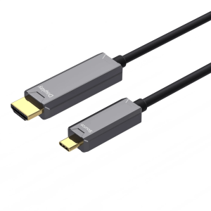 30meter usb c to hdmi fiber optic cable direct 8k60hz transmission without adapter,32.4gbps zero emi/rfi interference